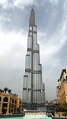 Burj Dubai, world's tallest tower,nearing completion by Ron Gluckman