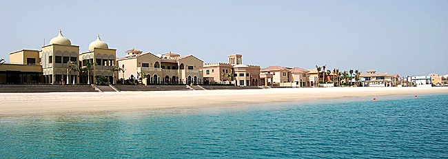 On Palm Island in Dubai, by Ron Gluckman