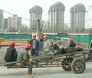 construction in beijing china by ron gluckman